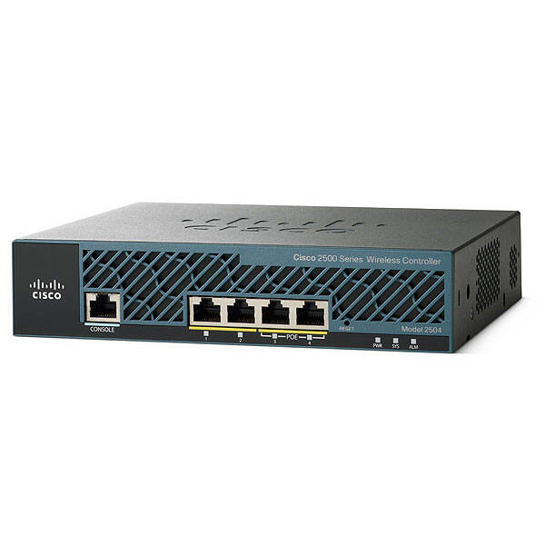 AIR-CT2504-10-K9 - Licencja na 10 Access Pointów, Cisco 2504 Kontroler Wi-Fi