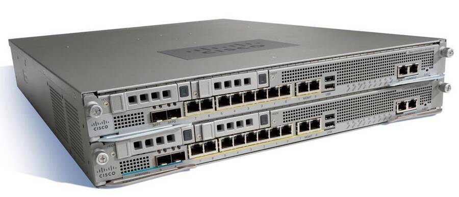 ASA5585-S10X-K9 - 8x 1G RJ45 2x 10G SFP+, SSP-10 6GB RAM, Wydajność 4 Gbps, 2x Zasilacz AC, 2U, Licencja Security Plus, Cisco ASA 5585-X Firewall