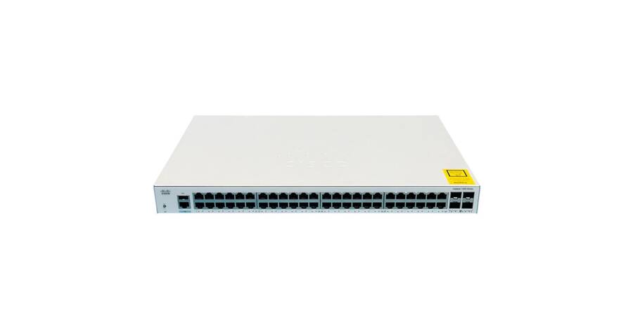 C1000-48T-4X-L - 48x 1GE RJ45, uplink 4x 10G SFP+, GUI, CLI, Stack, Cisco Catalyst 1000 Switch | FABRYCZNIE ODNOWIONY