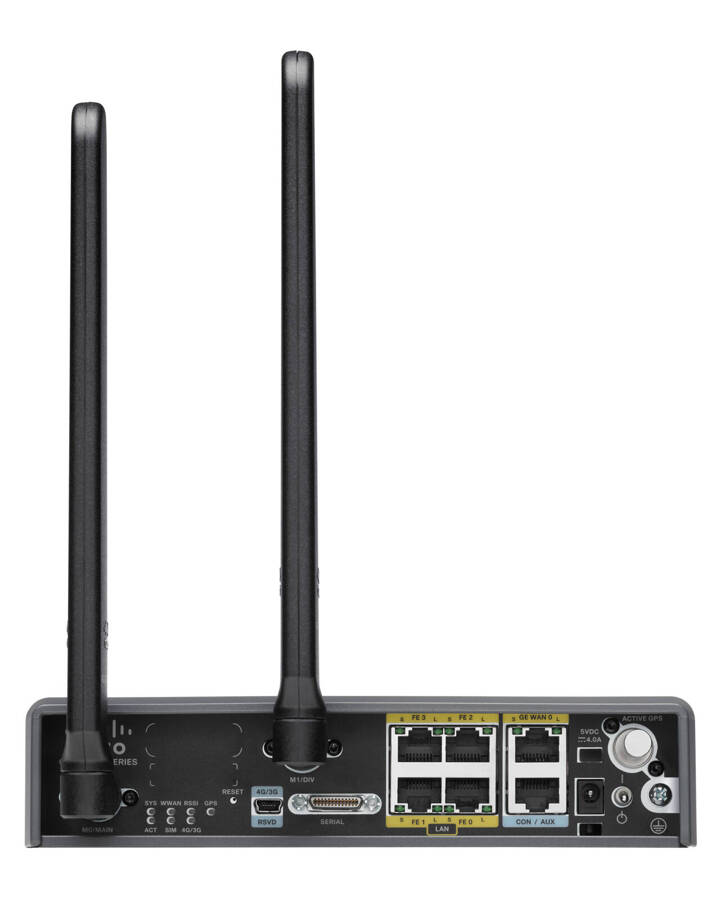 C819HG-4G-V-K9-RF - Compact Hardened 4G LTE Secure IOS Router with MDM9600 for VERIZON, 700 MHz Band 13 / CDMA Rev A Refabrykowany przez Cisco