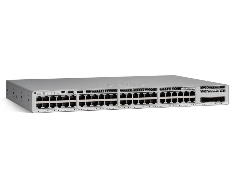 C9200L-48T-4X-A - 48x 1GE RJ45, uplink 4x 10G SFP+, opr. Network Advantage, Warstwa L3, MACsec 128, Cisco Catalyst 9200L Switch