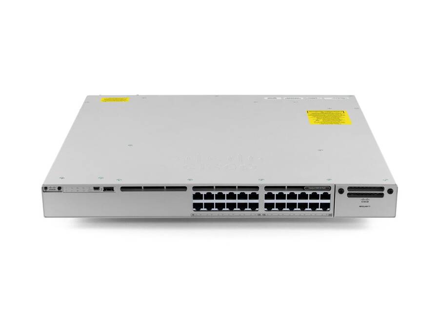 C9300-24P-A - 24x 1GE RJ45,  PoE+ 445W/720W 802.3at, Opcjonalny moduł uplink 10G/25G/40G, Network Advantage, Cisco Catalyst 9300 Switch