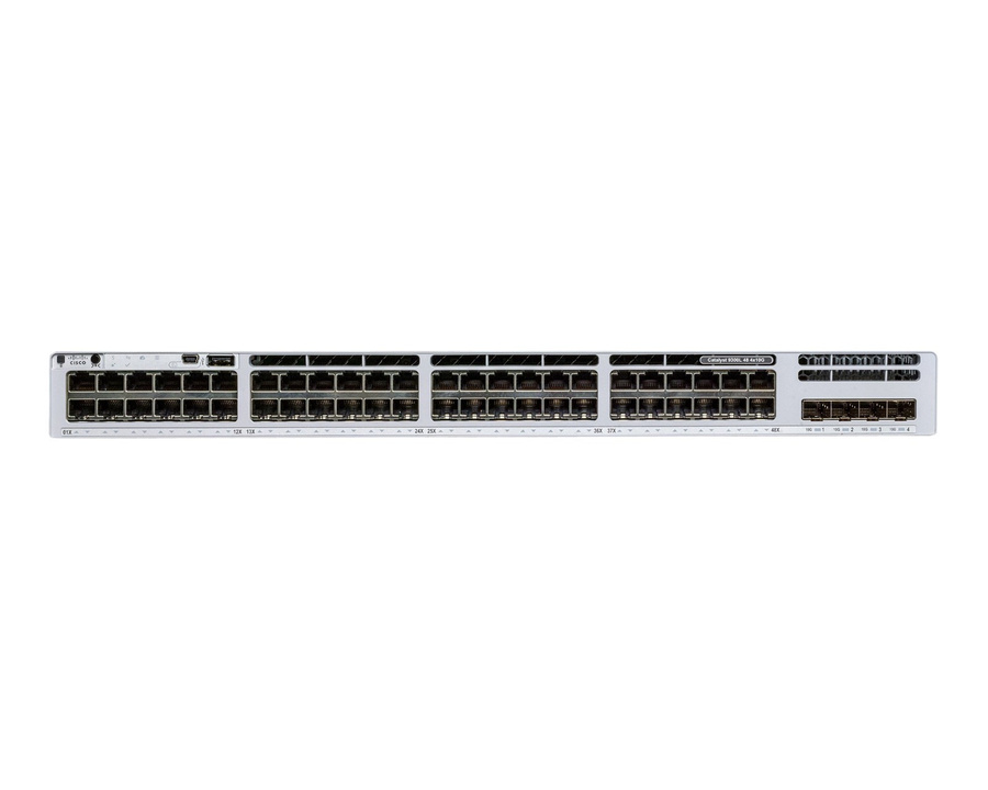 C9300L-48P-4X-E - 48x 1GE RJ45, PoE+ 890W 802.3at, uplink 4x 10G SFP+, Network Essentials, Cisco Catalyst 9300 Switch