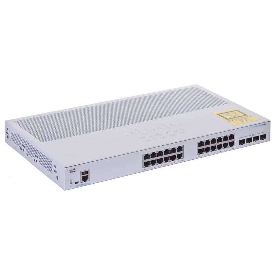 CBS350-24T-4X-EU - 24x 1GE RJ45, uplink 4x 10G SFP+, Zarządzalny, Cisco CBS 350 Switch