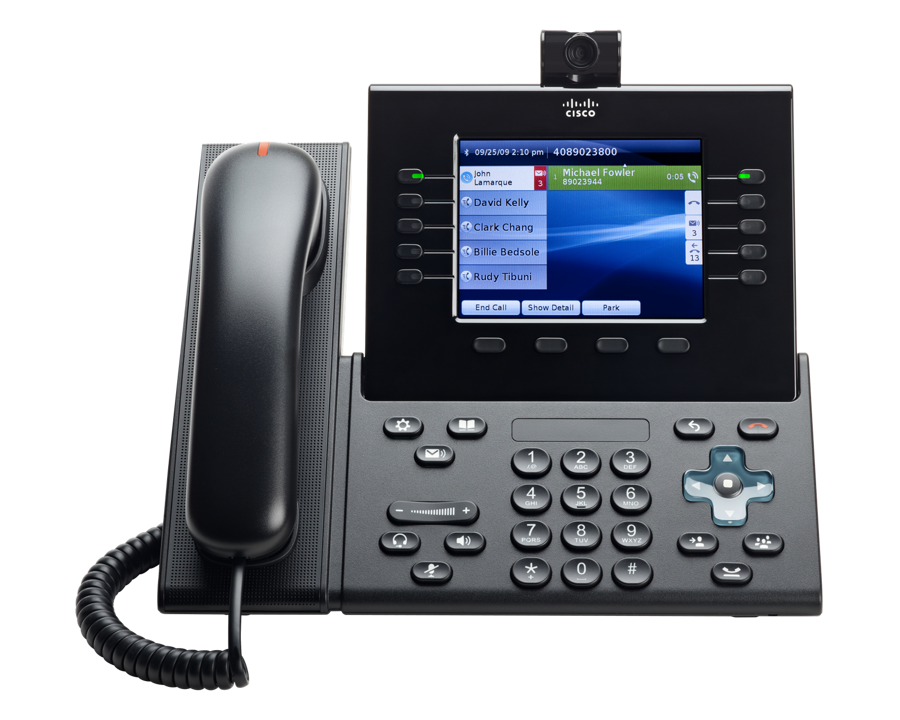 CP-9951-CL-CAM-K9 - 10 lini, 2x 1G RJ45, Kamera, Charcoal, Cisco 9951 IP Telefon