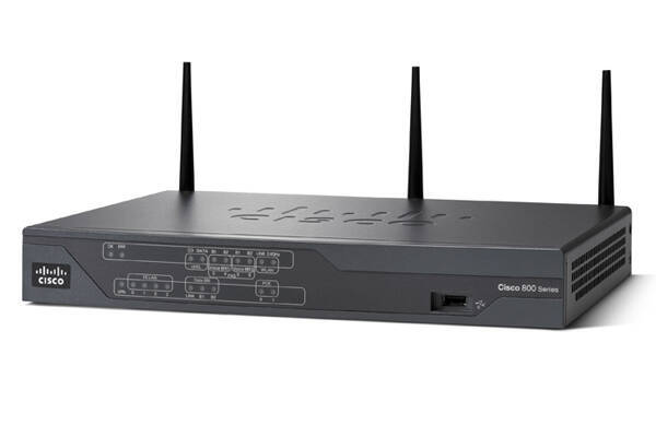 Cisco 881 Ethernet Security Router 4xLAN (RJ45), 1xWAN (RJ45)