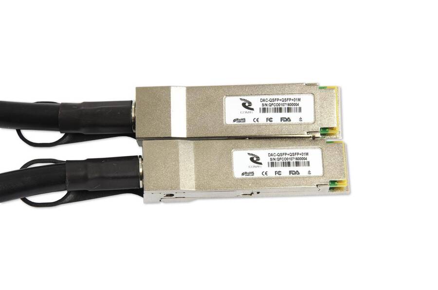 DAC-40G-50CM - QSFP+ 40G / QSFP+ 40G, 0.5 metra, CML kabel Direct Attach DAC