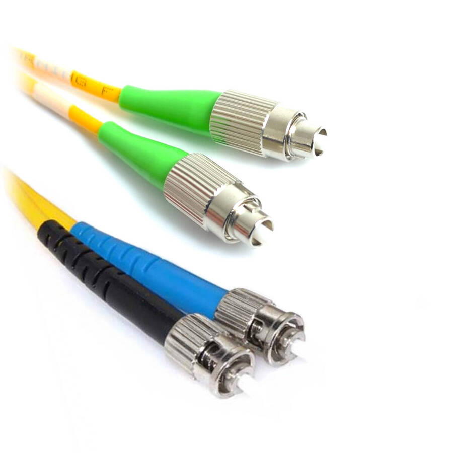 FCAPC-ST-SM-1M - Jednomodowy dupleksowy patchcord światłowodowy FCAPC-ST o długości 1m OS2 9/125 µm