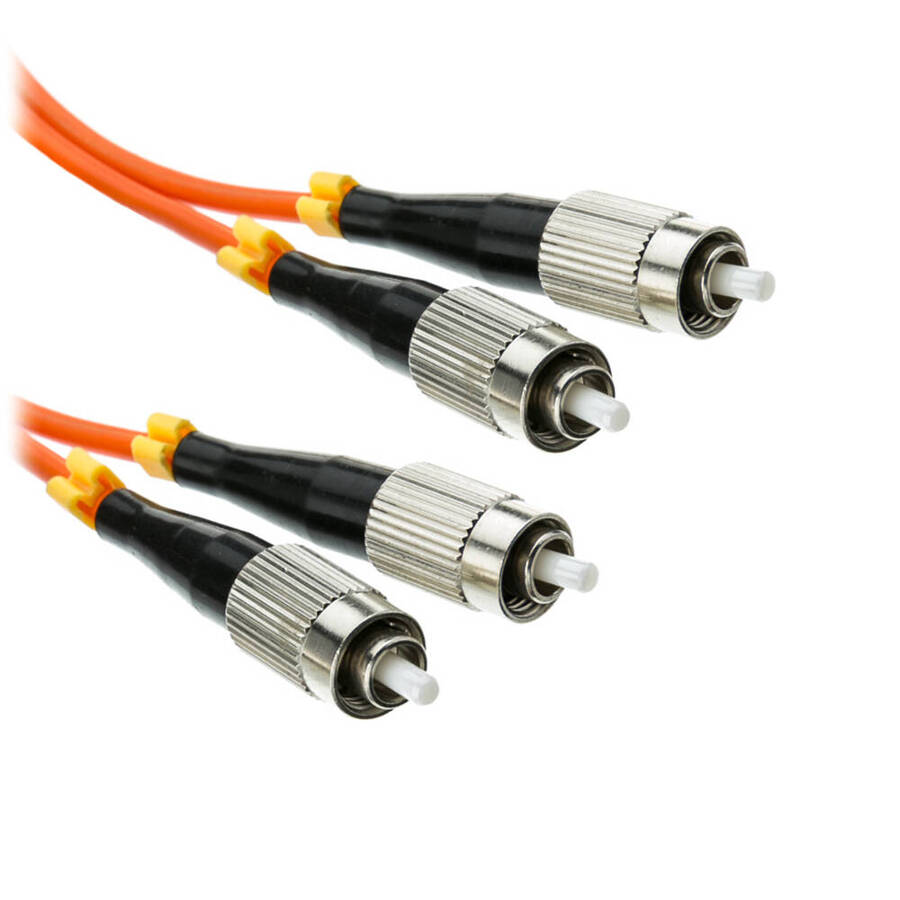 FCFC-MM-OM2-1M - FC-FC o długości 1m OM2 50/125 µm, Wielomodowy dupleksowy patchcord światłowodowy