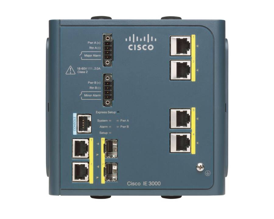 IE-3000-4TC-E - 4-Port Base Switch w/ Layer 3, Cisco IE 3000 Switch