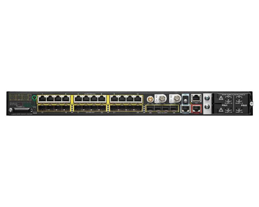 IE-5000-12S12P-10G - 12GE Copper PoE+, 12FE/GE SFP and 4 1G/10G SFP uplinks, Cisco IE5000 Switch