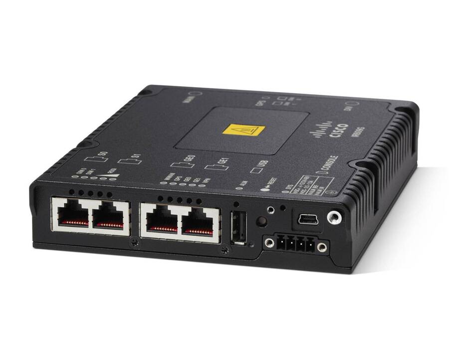 IR809G-LTE-GA-K9 - 2x 1G RJ45, 4G/LTE, 2x SIM, Szyna DIN, (-40°C do 60°C), Cisco ISR IR809 przemysłowy Router