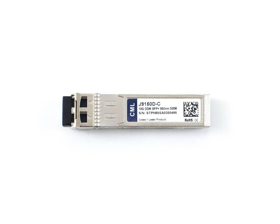 J9150D-CML - Moduł 10G SR SFP+, 850nm, LC Duplex, 300m, DDM, Kompatybilny z HP, Aruba odpowiednik SFP-10G-SR, CML Transceiver