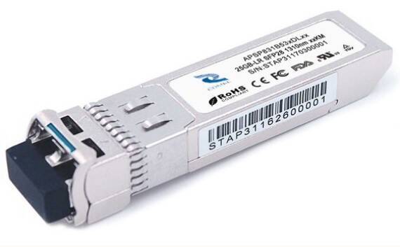 JL293A - Moduł 25G SFP28, 850nm, MMF, LC Duplex, 100m, DDM, Kompatybilny z HP odpowiednik SFP-25G-SR-S, CML 25GBASE-SR Transceiver