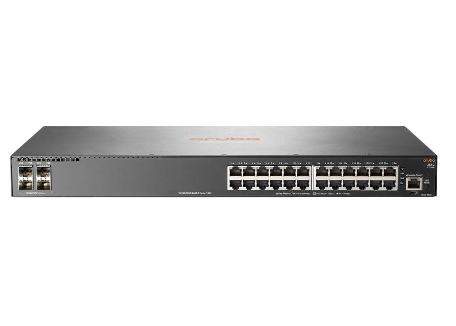 JL354A - 24x 1GE RJ45, uplink 4x 10G SFP+, HPE Aruba 2540 Switch