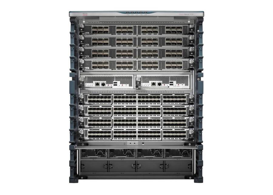 N77-C7710 -  10-Slot Chassis, Zawiera wentylatory, Brak zasilaczy, 14Uá, Cisco Nexus 7700 Switch