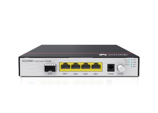 P802E - 4x 1GE RJ45, 1x 10G XGS-PON SC/UPC SFP, Huawei OptiXstar P802E Terminal ONU