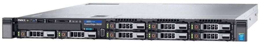 R630-4444 - DELL R630 2X10C E5-2650 V3 2.30 GHz 64GB 2X400GB SSD SAS 8X2,5" H730 2X750W IDRAC8ENT