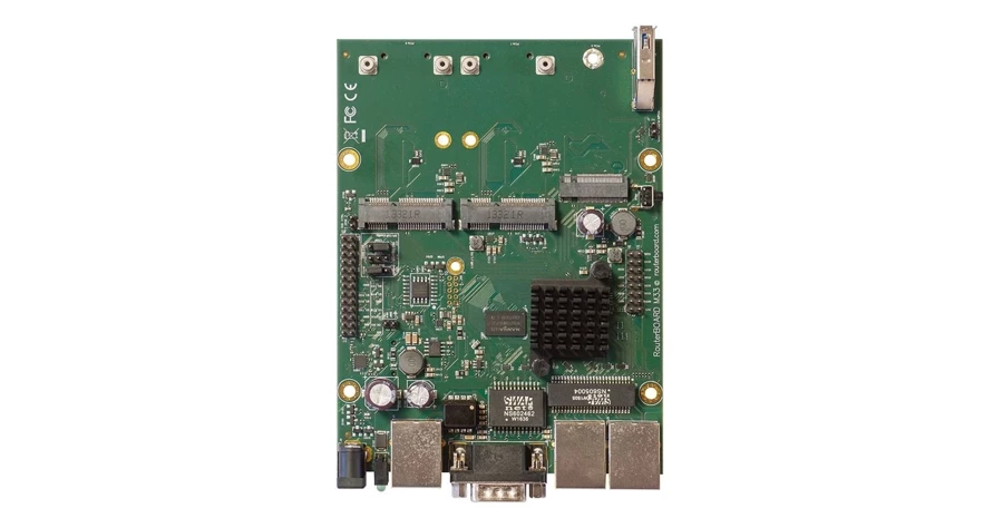 RBM33G - 3x 1GE RJ45, 1x microSD, 1x M.2, MikroTik RouterBOARD