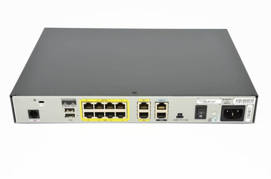 Router Cisco Dual Ethernet Security with V.92 Modem Backup
