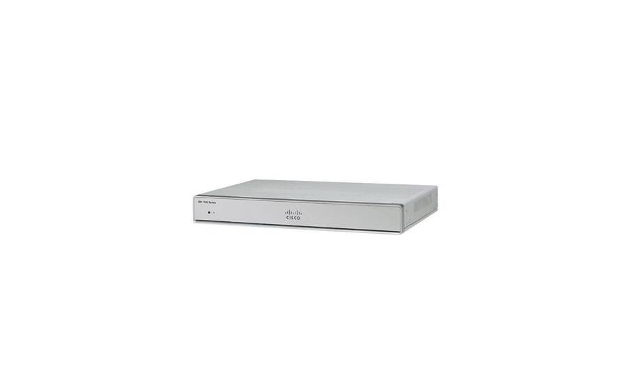 Router Cisco ISR 1100 4 Ports DSL (Annex B/J) and GE WAN Router w/ LTE Adv SMS/GPS EMEA & NA, SFP, Software Licenses, and Performance Options