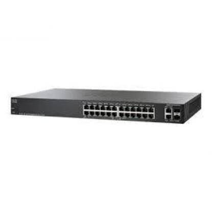 SG200-26FP-EU - Cisco SMB SG200-26FP 24 10/100/1000 ports, 2 combo mini-GBIC ports, PoE support on 24 ports with 180W power budget Switch,