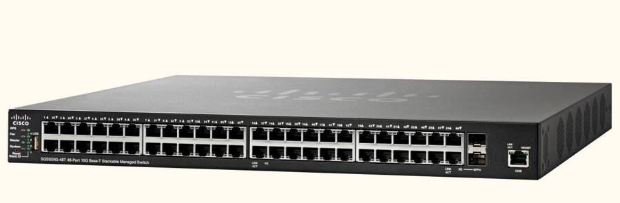 SG550XG-48T-K9-EU - Switch Cisco SG550XG-48T 48-Port 10G Base-T Stac