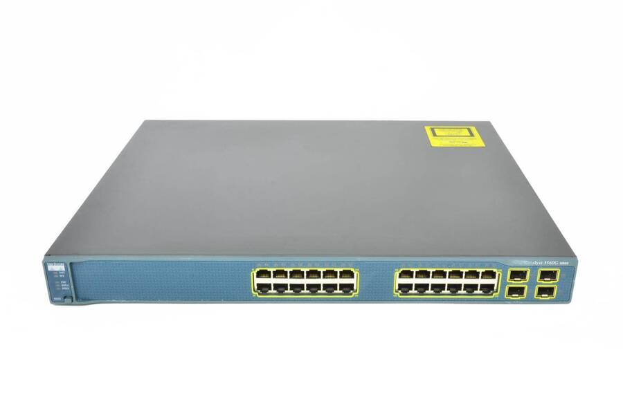 WS-C3560G-24TS-E - 24x 1GE RJ45, uplink 4x 1G SFP, opr. IP Services, Warstwa L3, PIM, Cisco Catalyst 3560G Switch