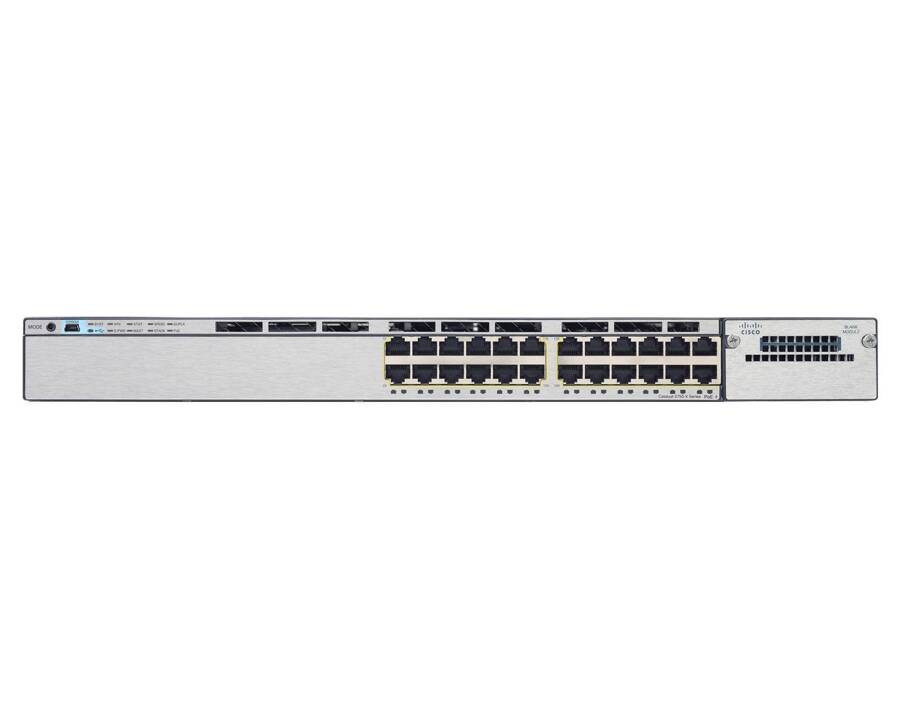 WS-C3750X-24U-E - 24x 1GE UPOE [800W], zasilacz 1100W AC, 1 RU, IP Services, Cisco Catalyst 3750X Switch