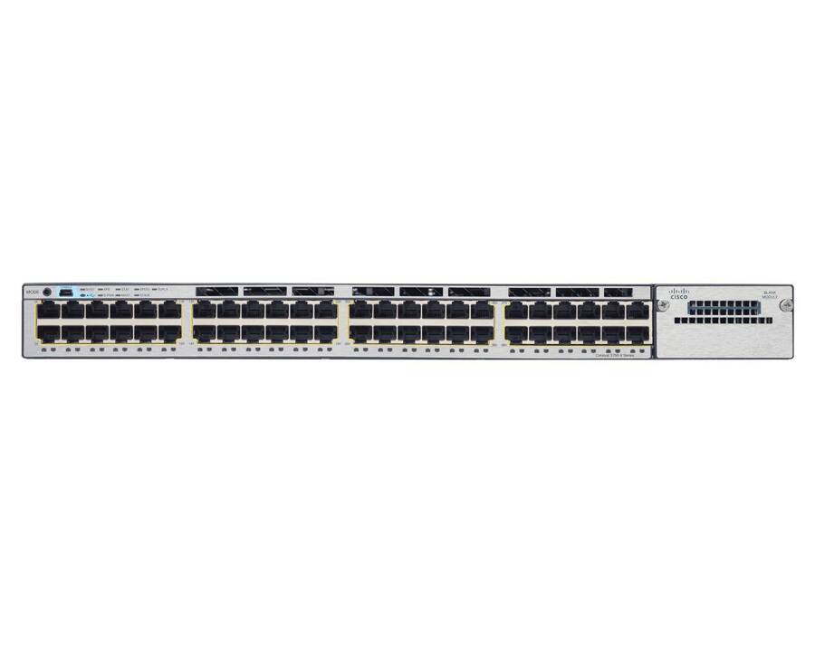 WS-C3750X-48T-L - 48x 1GE RJ45, zasilacz 350W AC, 1RU, STACK, opr. LAN Base, L2, Cisco Catalyst 3750X Switch