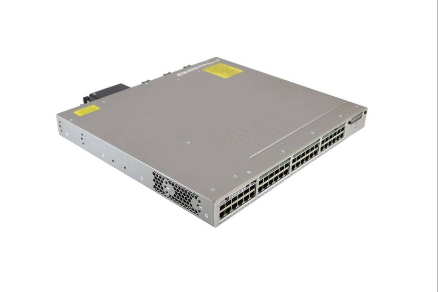 WS-C3850-48U-S - 48x 1GE, opcjonalny uplink 4x 10G SFP+, UPOE 800W, Zasilacz 1100W, opr. IP Base, MACsec-128, L3, Stack, Cisco Catalyst 3850 Switch