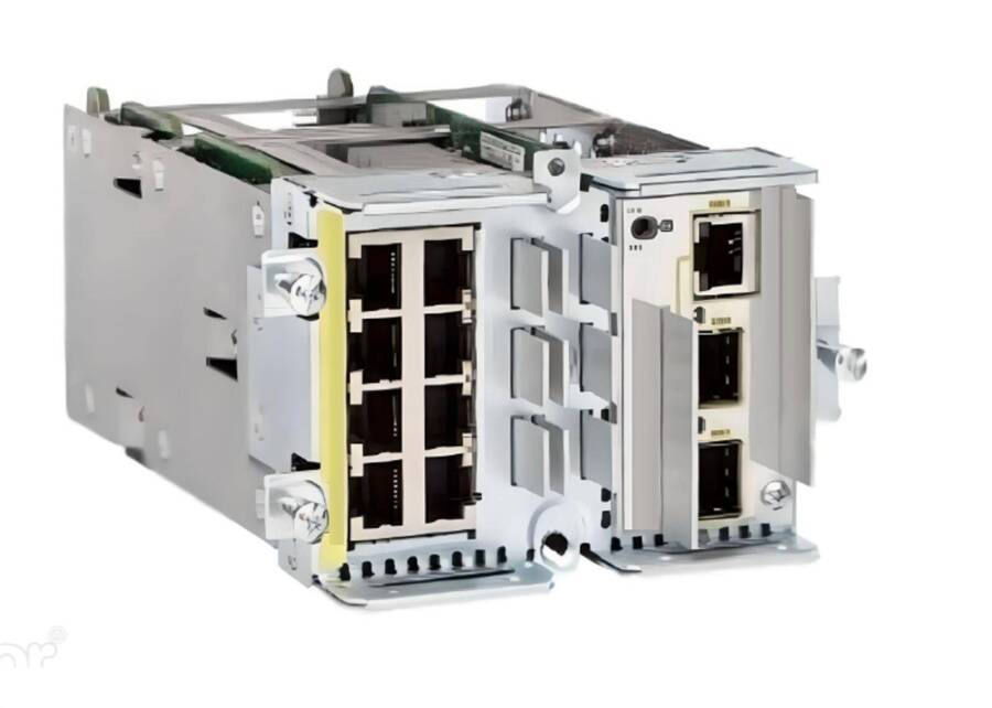 GRWIC-D-ES-2S-8PC - porty 8x 10/100 FE RJ45, PoE+ 802.3at, 1x 1G RJ45/SFP Combo, 1x 1G SFP, Cisco Karta