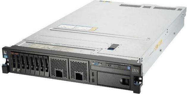 X3650 M4-2579 - IBM X3650 M4 2X4C E5-2609 2,40 GHz 64GB 8xKIESZEŃ 2,5" M5110 1GB 2X750W IMM SZYNY