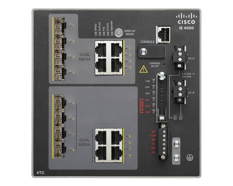 IE-4000-4TC4G-E Switch Cisco IE4000 combo uplink
