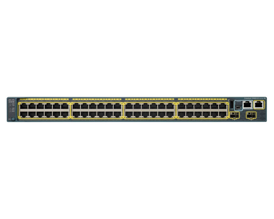 Коммутатор Cisco Catalyst 2960S-48TS-S 48x 1GE RJ45, 4x 1G SFP, LAN Lite