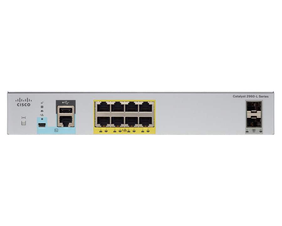 WS-C2960L-8PS-LL Switch Cisco Catalyst 2960L PoE+