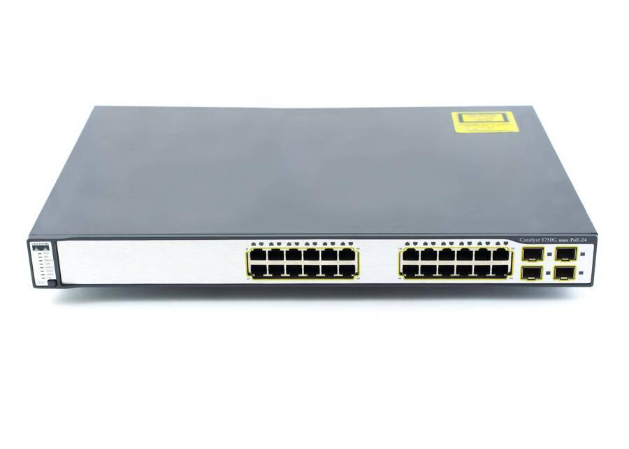 WS-C3750G-24PS-S Switch Cisco Catalyst 3750G PoE