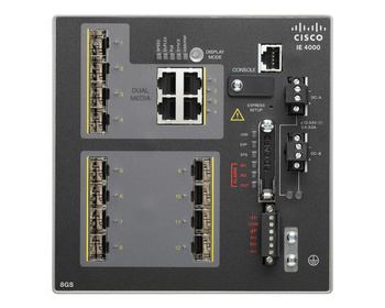 IE4000-8GS4G-E - 8 GE SFP та 4 GE combo uplink порти Cisco IE4000 Комутатор