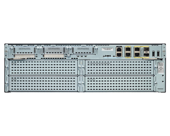CISCO3925E-SEC/K9 - 2x 1GE RJ45, 2x 1GE SFP/RJ45 Combo, SPE-200, Security Bundle, PVDM3-64, ПО IP Base+ Sec, Cisco ISR G2 3925E Роутер