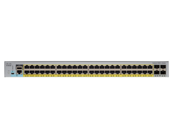 WS-C2960L-48PS-LL - 48x 1GE [RJ45], PoE+ [370W] , 4x 1G [SFP], LAN Lite, Cisco Catalyst 2960L Комутатор