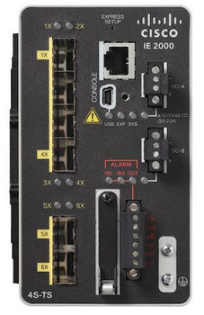 IE-2000-4S-TS-G-L - 4 FE SFP порти, 2 GE SFP порти, Lan Lite Cisco IE2000 Комутатор