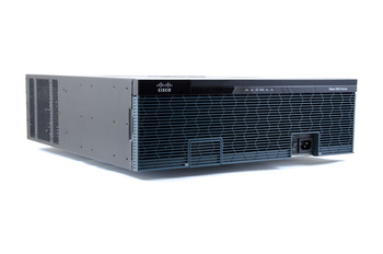 Роутер Cisco 4xGE (2x1G RJ45) (2x1G RJ45/SFP combo), 3x EHWIC, 4x SM, 3x DSP, PVDM3-64, 256МБ FLASH, 1GB DRAM, UC/SEC, 1.4Гб/с