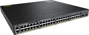 WS-C2960XR-48LPD-I - 48 GigE PoE [370W], 2x 10G SFP+, IP Lite, 1xAC PSU, Cisco Catalyst 2960XR Комутатор
