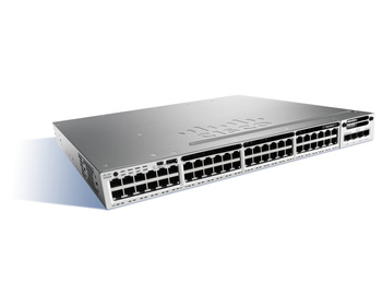 WS-C3850-48P-E - 48x 1G [RJ45], PoE+ [435W] 1x PSU [715W], IP Services, Cisco Catalyst 3850 Комутатор