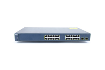WS-C3560-24PS-S - 24 10/100 FE RJ45, PoE 15,4 Watt 802.3af, 2x 1G SFP, ПО IP Base, Cisco Catalyst 3560 Комутатор