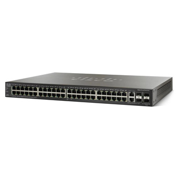SG500-52-K9 - 48x 1G RJ45, 2x 1G RJ45/SFP Combo, 2x 1G/5G SFP, комутатор Cisco SMB