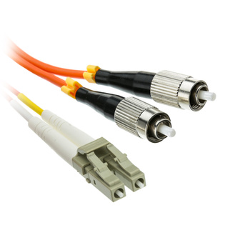 Wielomodowy dupleksowy patchcord światłowodowy LC-FC o długości 2m OM2 50/125 µm