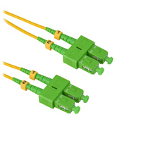 Jednomodowy dupleksowy patchcord światłowodowy SCAPC-SCAPC o długości 2m