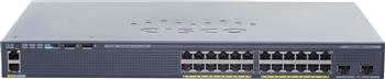 WS-C2960X-24PD-L - 24x 1GE RJ45, uplink 2x 10G SFP+, ПО LAN Base, PoE+ 370W 802.3at, Покоління L2, Cisco Catalyst 2960-X Комутатор