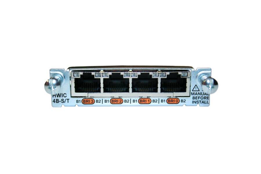 4-порти ISDN BRI High-Speed WAN Інтерфейсна карта